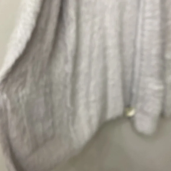 Free People Faux fur long sleeve open cardigan size XS.Grey. - Picture 8 of 9